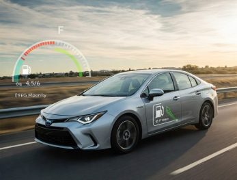 coche con combustible eficiente que cumple con la normativa CAFE